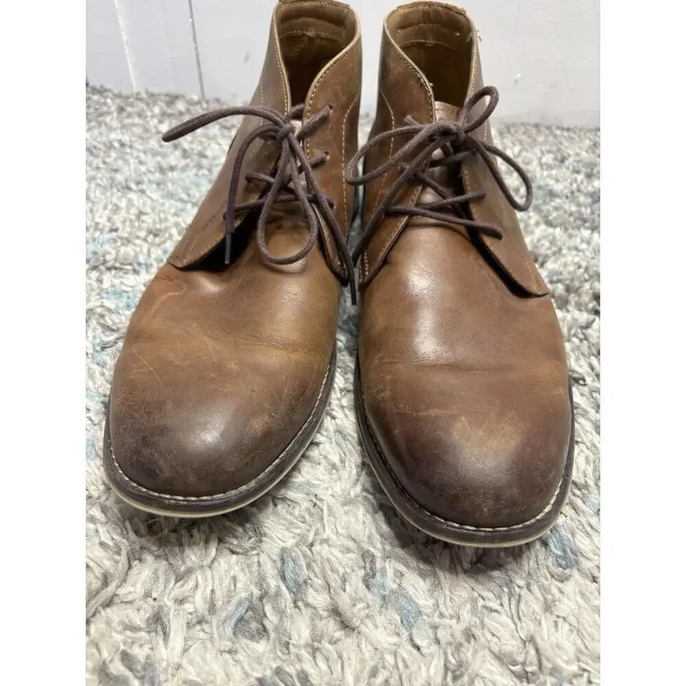 Aston Grey Boots Mens 13 Ranni Chukka Desert Ankle Lace Up Leather Business